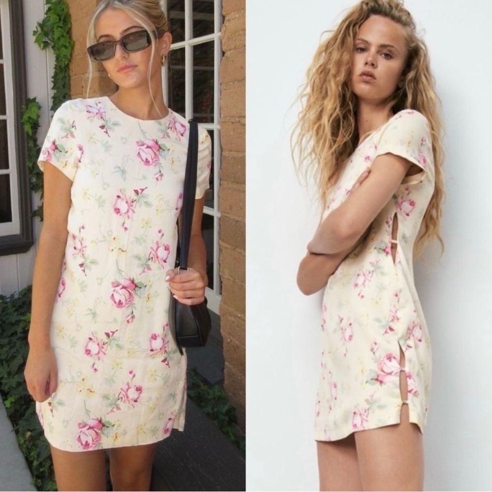 Zara Floral Print Dress
